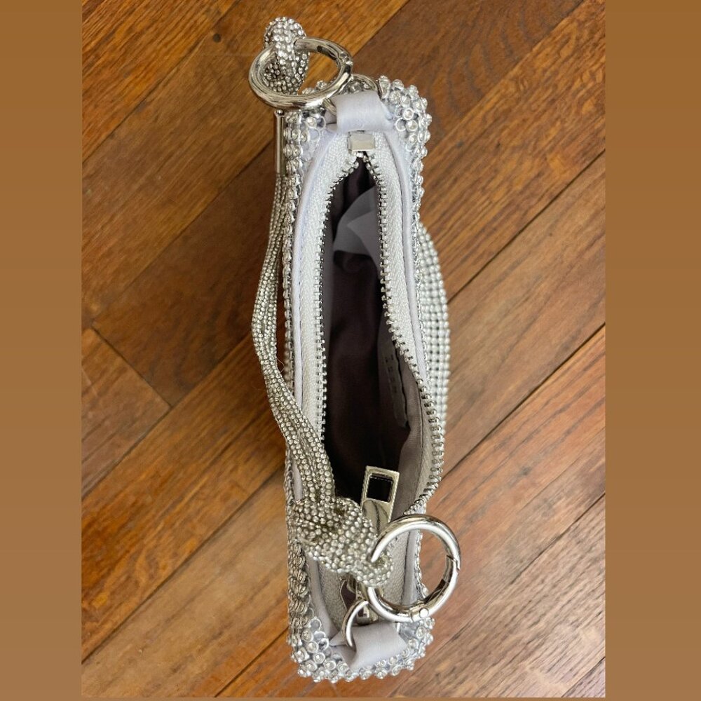 Silver Rhinestone Mini Purse - Picture 2 of 3